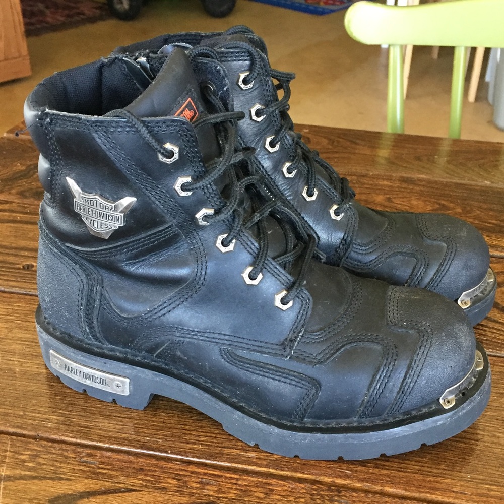 Harley Davidson Leather Riding boots size 9